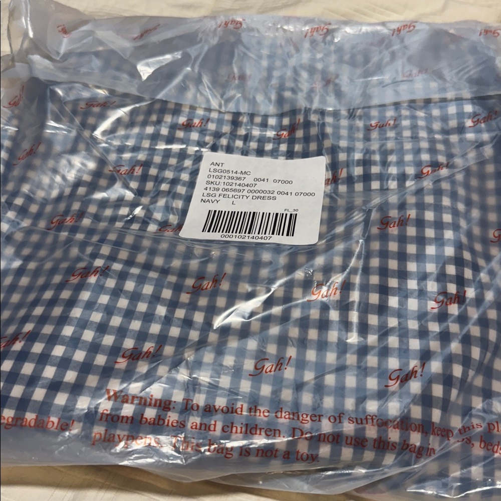 Anthropologie - Lisa Says Gah Felicity Dress - Midnight Check - Large - BNWT - Picture 4 of 7